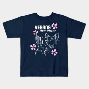 Vegans are cuter Kids T-Shirt